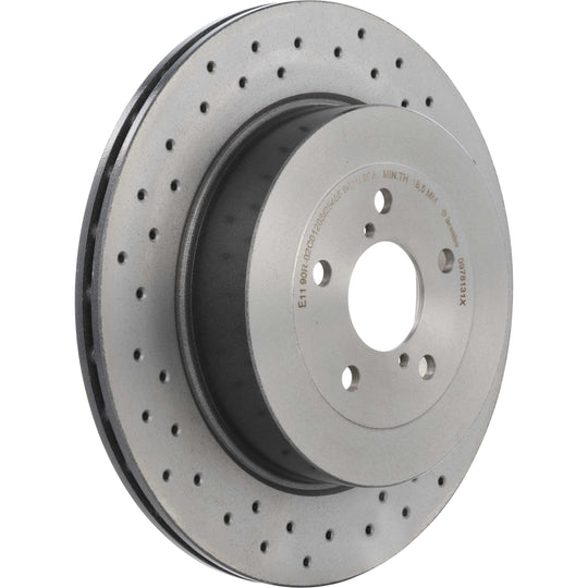 09.7813.1X Brembo Premium UV Coated XTRA Cross Drilled Brake Rotor Brembo Brake Canada