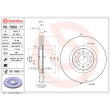 Load image into Gallery viewer, KT00A03 Brembo Ceramic Brake Pad and UV Coated Vented  Brake Disc Kit Brembo Brake Canada