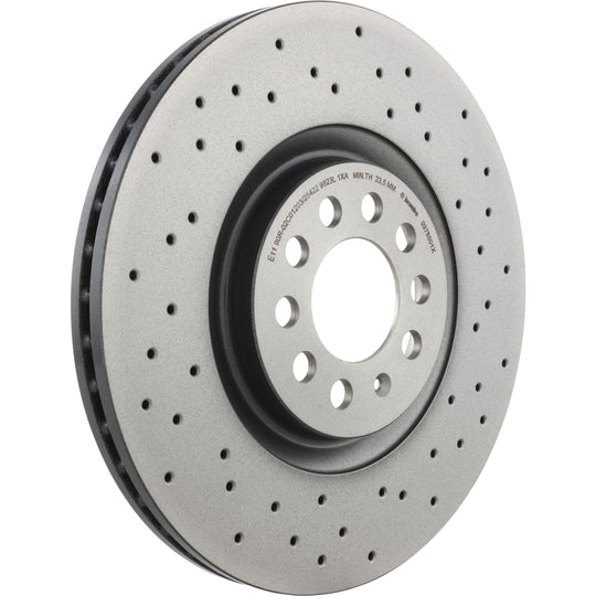KTX0153 Brembo Ceramic Brake Pad and XTRA Vented Drilled Brake Disc Kit Brembo Brake Canada