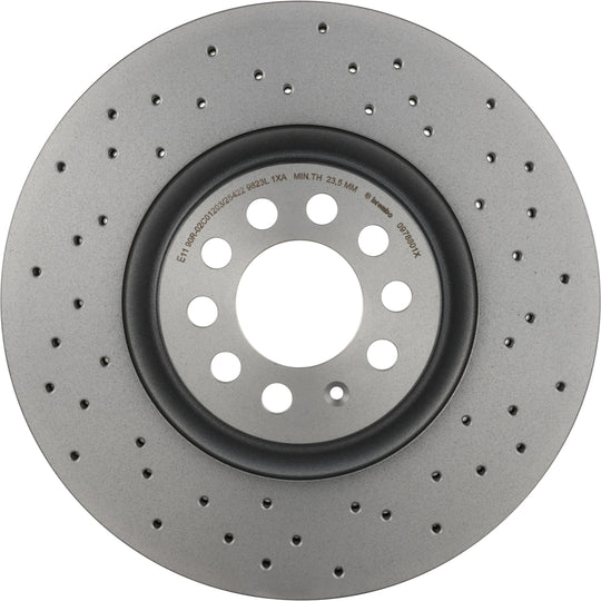 KTX0153 Brembo Ceramic Brake Pad and XTRA Vented Drilled Brake Disc Kit Brembo Brake Canada