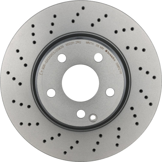 09.8127.11 Brembo Premium Coated Vented Brake Rotor Brembo Brake Canada