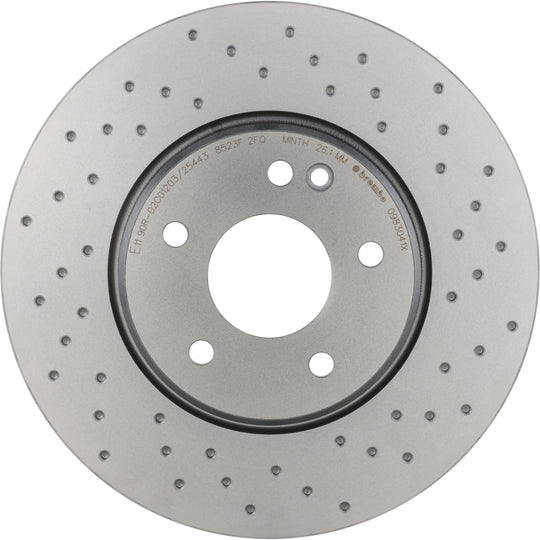 09.8304.1X Brembo Premium UV Coated XTRA Cross Drilled Brake Rotor Brembo Brake Canada
