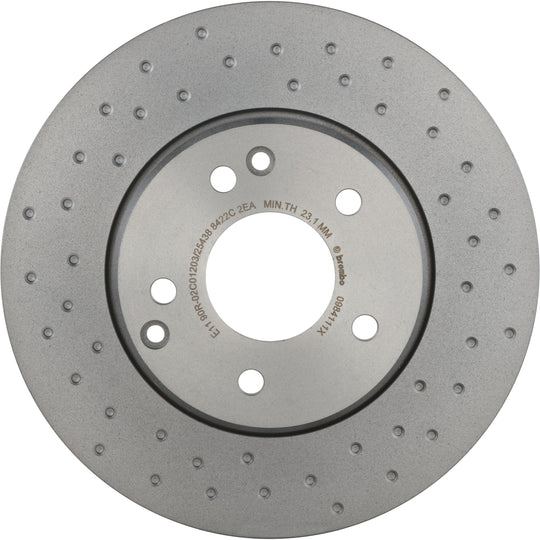 09.8411.1X Brembo Premium UV Coated XTRA Cross Drilled Brake Rotor Brembo Brake Canada