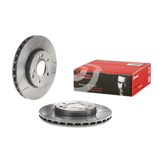 09.8411.75 Brembo Premium Max Slotted UV Coated Rotor Brembo Brake Canada