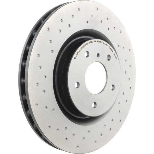 09.8485.1X Brembo Premium UV Coated XTRA Cross Drilled Brake Rotor Brembo Brake Canada