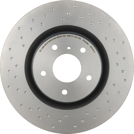09.8485.1X Brembo Premium UV Coated XTRA Cross Drilled Brake Rotor Brembo Brake Canada