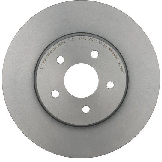 09.8665.11 Brembo Premium Coated Vented Brake Rotor Brembo Brake Canada