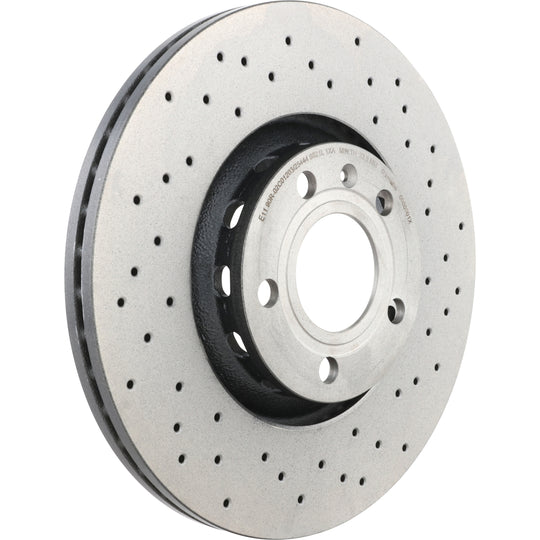 KTX0093 Brembo Ceramic Brake Pad and XTRA Vented Drilled Brake Disc Kit Brembo Brake Canada