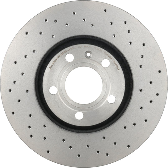 KTX0093 Brembo Ceramic Brake Pad and XTRA Vented Drilled Brake Disc Kit Brembo Brake Canada