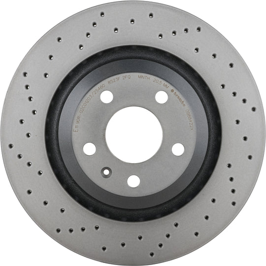09.8842.2X Brembo Premium UV Coated XTRA Cross Drilled Brake Rotor Brembo Brake Canada