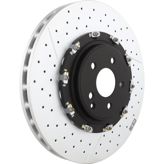 09.8878.23 Brembo Premium Floating Two Piece UV Coated Vented Drilled And Slotted Brake Rotor Brembo Brake Canada