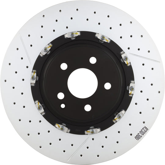 09.8878.23 Brembo Premium Floating Two Piece UV Coated Vented Drilled And Slotted Brake Rotor Brembo Brake Canada