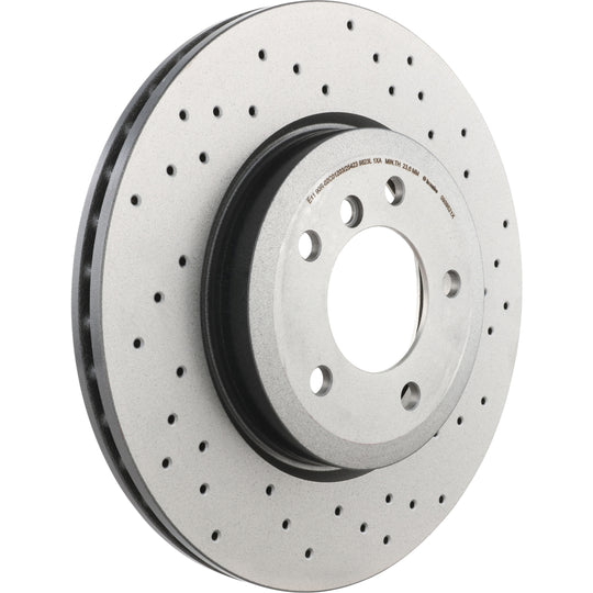 09.8952.1X Brembo Premium UV Coated XTRA Cross Drilled Brake Rotor Brembo Brake Canada