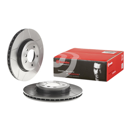 09.8952.75 Brembo Premium Max Slotted UV Coated Rotor Brembo Brake Canada