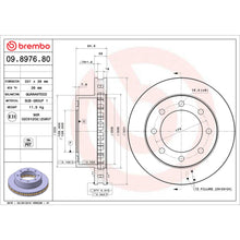 Load image into Gallery viewer, 09.8976.80 Brembo Premium Front Brake Rotor Brembo Brake Canada