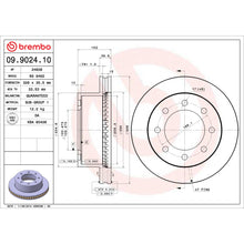 Load image into Gallery viewer, 09.9024.10 Brembo Premium Vented Brake Rotor Brembo Brake Canada