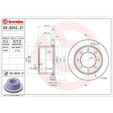 Load image into Gallery viewer, 09.9042.20 Brembo Premium Vented Brake Rotor Brembo Brake Canada