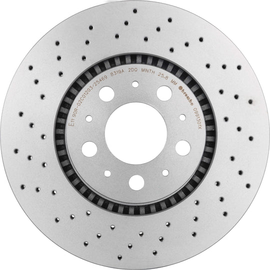 09.9130.1X Brembo Premium UV Coated XTRA Cross Drilled Brake Rotor Brembo Brake Canada