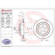 Load image into Gallery viewer, 09.9147.10 Brembo Premium Vented Brake Rotor Brembo Brake Canada