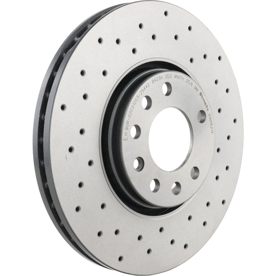 KTX0149 Brembo Ceramic Brake Pad and XTRA Vented Drilled Brake Disc Kit Brembo Brake Canada
