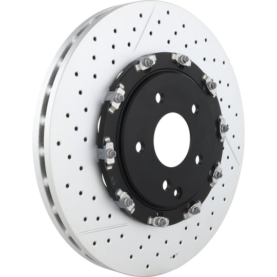 09.9254.33 Brembo Premium Floating Two Piece UV Coated Vented Drilled And Slotted Brake Rotor Brembo Brake Canada