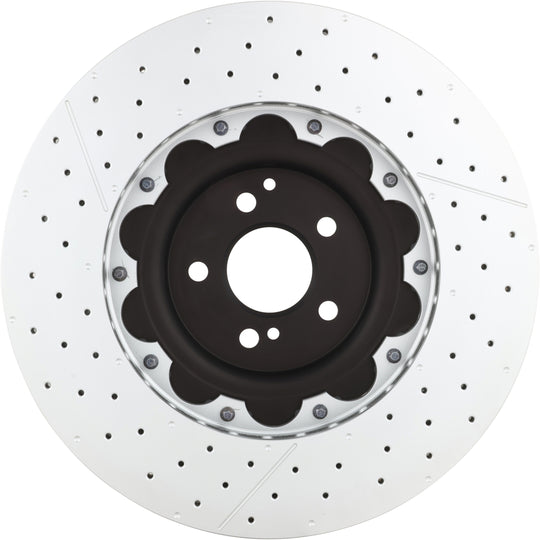 09.9313.33 Brembo Premium Floating Two Piece UV Coated Vented Drilled And Slotted Brake Rotor Brembo Brake Canada