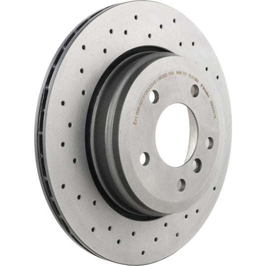 KTX0171 Brembo Ceramic Brake Pad and XTRA Vented Drilled Brake Disc Kit Brembo Brake Canada