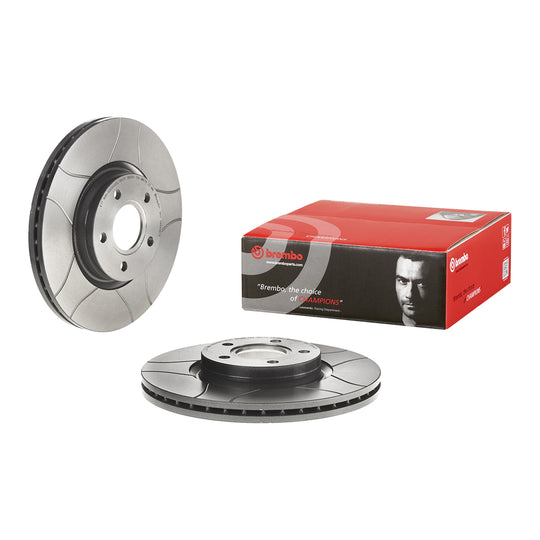 09.9468.75 Brembo Premium Max Slotted UV Coated Rotor Brembo Brake Canada