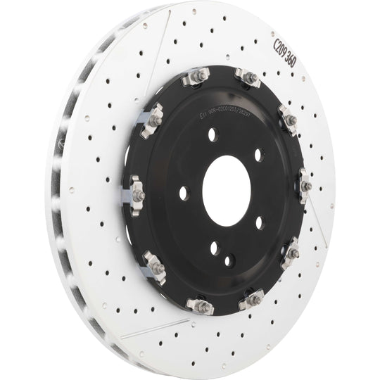 09.9547.33 Brembo Premium Floating Two Piece UV Coated Vented Drilled And Slotted Brake Rotor Brembo Brake Canada