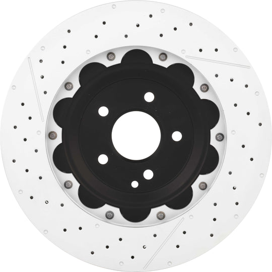 09.9547.33 Brembo Premium Floating Two Piece UV Coated Vented Drilled And Slotted Brake Rotor Brembo Brake Canada