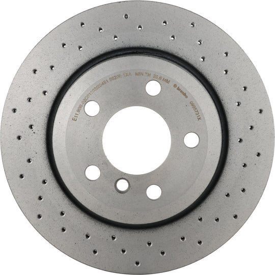 KTX4093 Brembo Low-Met Brake Pad and XTRA Vented Drilled Brake Disc Kit Brembo Brake Canada