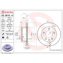 Load image into Gallery viewer, 09.9618.14 Brembo Premium Front Brake Rotor Brembo Brake Canada