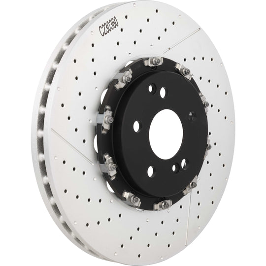 09.9764.23 Brembo Premium Floating Two Piece UV Coated Vented Drilled And Slotted Brake Rotor Brembo Brake Canada