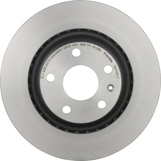 09.9768.11 Brembo Premium Coated Vented Brake Rotor Brembo Brake Canada