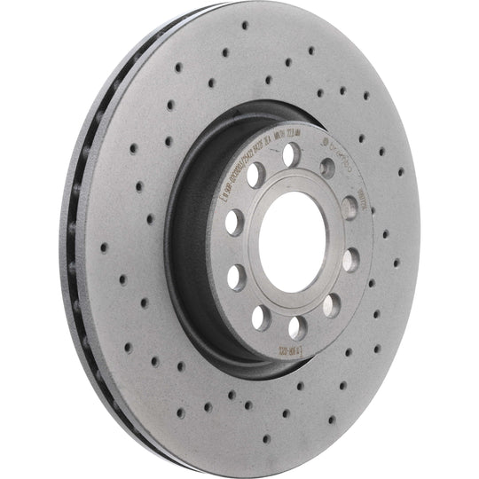 KTX0128 Brembo Ceramic Brake Pad and XTRA Vented Drilled Brake Disc Kit Brembo Brake Canada