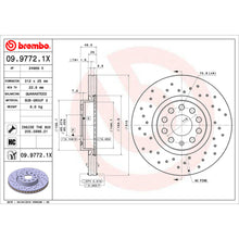 Load image into Gallery viewer, KTX0151 Brembo Ceramic Brake Pad and XTRA Vented Drilled Brake Disc Kit Brembo Brake Canada