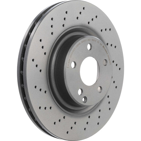 09.9825.11 Brembo Premium Coated Vented Brake Rotor Brembo Brake Canada