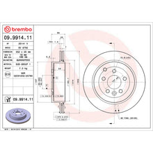 Load image into Gallery viewer, KT00559 Brembo Ceramic Brake Pad and UV Coated Vented  Brake Disc Kit Brembo Brake Canada