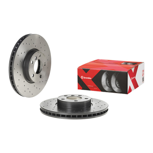 09.9923.1X Brembo Premium UV Coated XTRA Cross Drilled Brake Rotor Brembo Brake Canada