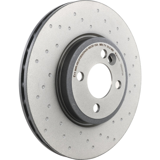 09.A047.3X Brembo Premium UV Coated XTRA Cross Drilled Brake Rotor Brembo Brake Canada
