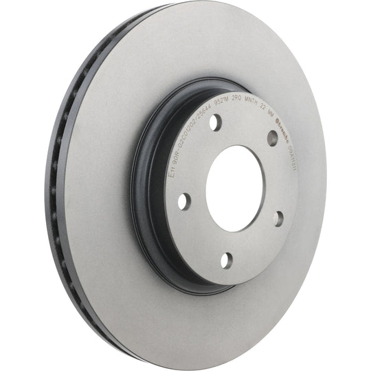 09.A113.11 Brembo Premium Coated Vented Brake Rotor Brembo Brake Canada