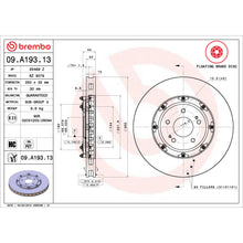 Charger l'image dans la galerie, KT00414 Brembo Ceramic Brake Pad and Floating Vented  Brake Disc Kit Brembo Brake Canada