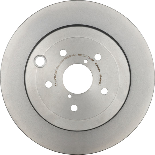 09.A198.11 Brembo Premium Coated Vented Brake Rotor Brembo Brake Canada