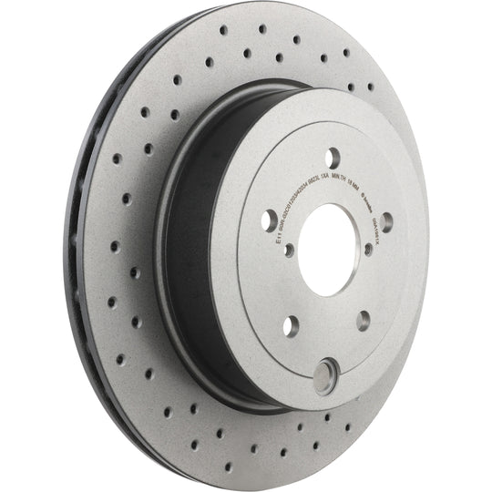 09.A198.1X Brembo Premium UV Coated XTRA Cross Drilled Brake Rotor Brembo Brake Canada