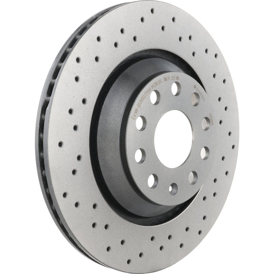 KTX0136 Brembo Ceramic Brake Pad and XTRA Vented Drilled Brake Disc Kit Brembo Brake Canada
