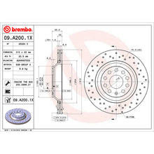 Load image into Gallery viewer, KTX0136 Brembo Ceramic Brake Pad and XTRA Vented Drilled Brake Disc Kit Brembo Brake Canada