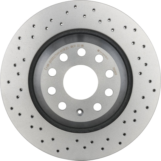 KTX0136 Brembo Ceramic Brake Pad and XTRA Vented Drilled Brake Disc Kit Brembo Brake Canada