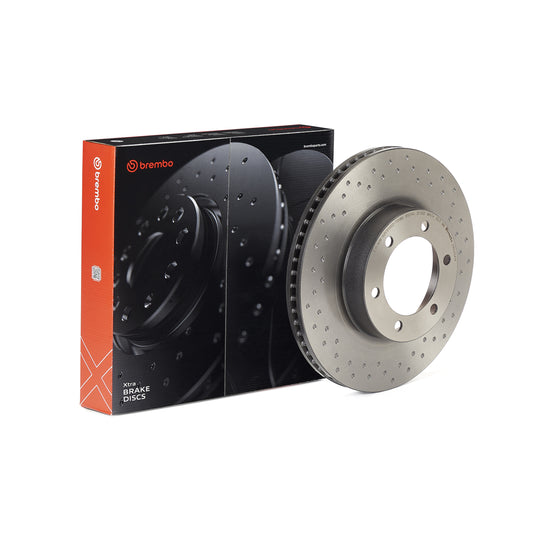 09.A204.1X Brembo Premium UV Coated XTRA Cross Drilled Brake Rotor Brembo Brake Canada