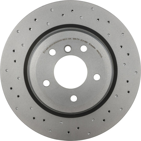 09.A270.1X Brembo Premium UV Coated XTRA Cross Drilled Brake Rotor Brembo Brake Canada