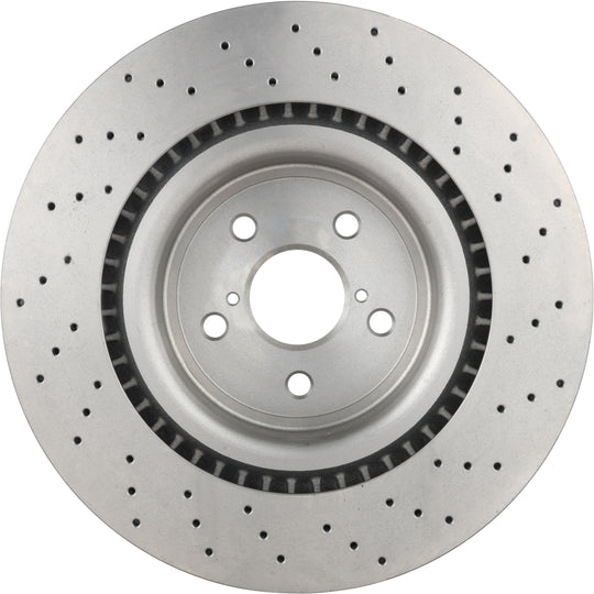KT00413 Brembo Ceramic Brake Pad and UV Coated PVT Drilled Brake Disc Kit Brembo Brake Canada